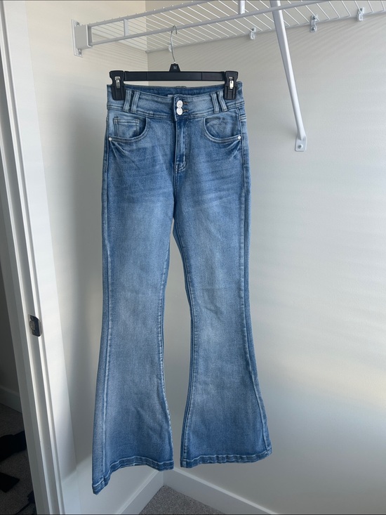 KOKO Denim - Light Blue High-Rise Flare Jeans